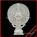 Natural Stone Marble Large Buddha Statues For Sale